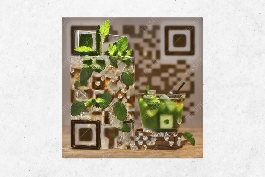 qr code کافه باماها