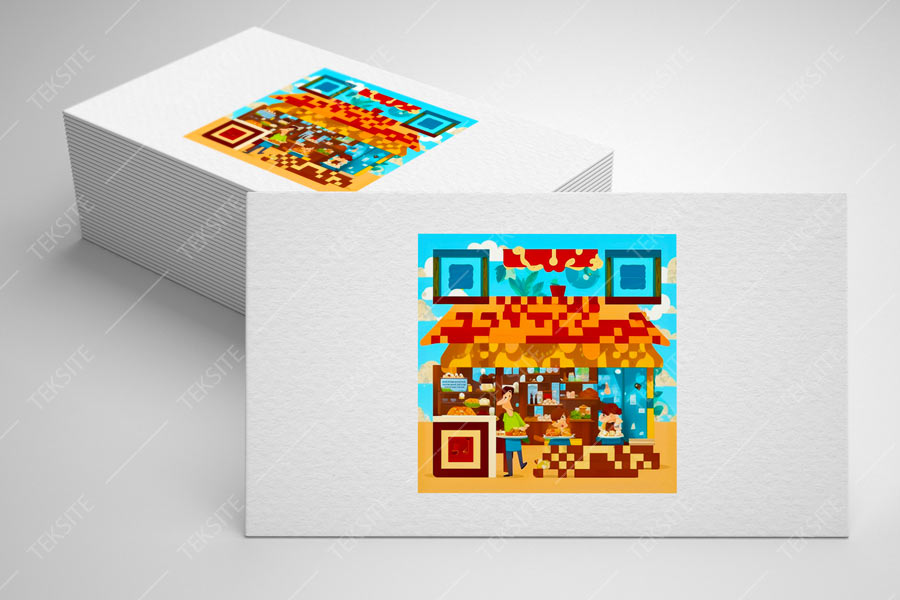 qr code  نان سارا