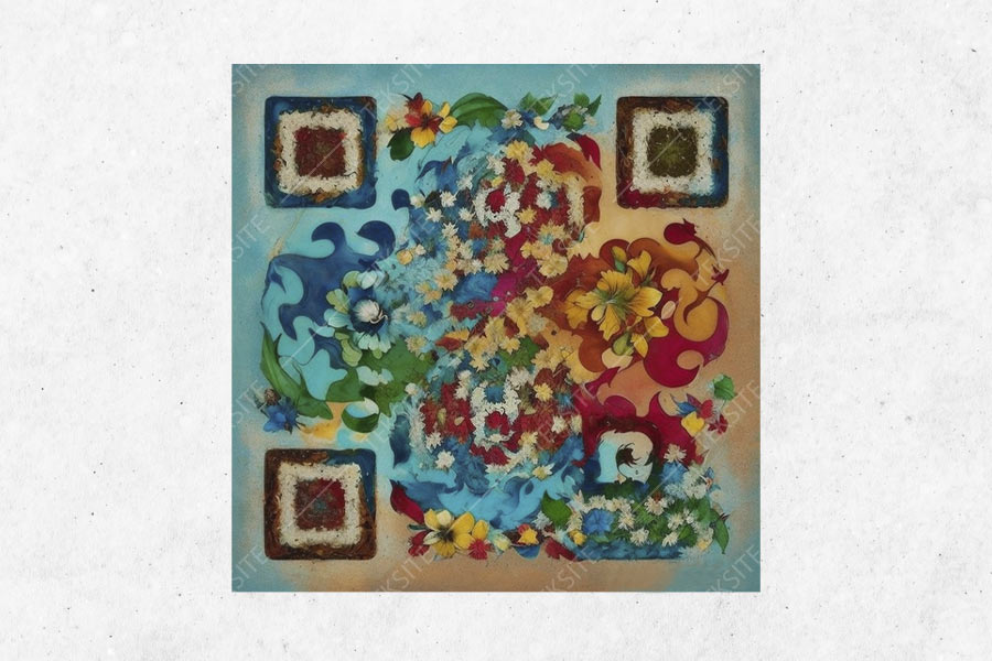 qr code گالری مستوران