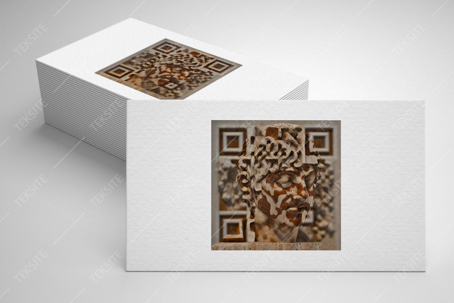 qr code مجسمه سازی روحان