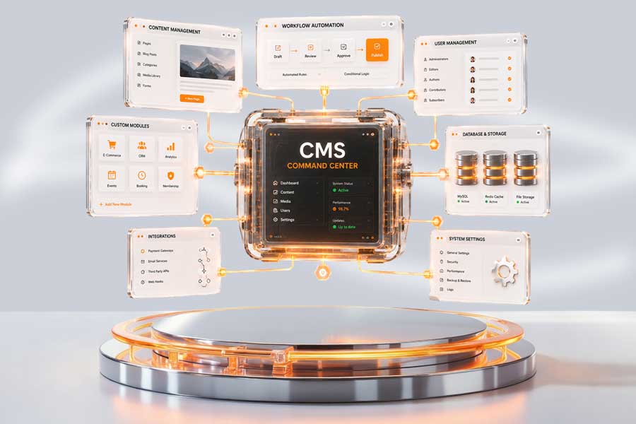 انعطاف‌پذیری مطلق در فرآیندهای پیچیده - cms اختصاصی